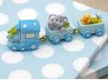 Tischdeko Taufe Baby Hellblau Blau Junge Party Deko SET Babyparty 20 Personen 7