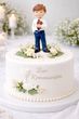 Junge mit Bibel Figur Tortendeko Torte Deko Kommunion Konfirmation 9cm H 2