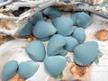 Muscheln Natur in Blau gäferbt - ideal geeignet für Bastelprojekte, maritime Dekorationen oder als Streudeko für Strandhochzeiten & Sommerfeste  3