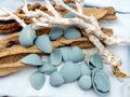 Muscheln in Blau - maritime Tischdekoration & Sommerpartys, DIY-Projekte, Muschelkränze, Windlichter, Scrapbooking & kreative Geschenkverpackungen 5