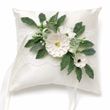 Ringkissen Hochzeit Vintage Creme Weiß Spitze Braut INA 18 x 18cm 1
