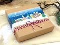 Geschenk Natur Kraftpapier Weihnachen Box - perfekt für Geldscheine, Gutscheine, kleine Botschaften & kleine Überraschungen 3