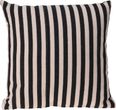 Kissen Dekokissen Schwarz Creme Gestreift Couchkissen Sofakissen Zierkissen Wohnaccessoire Maritim 45x45cm 1