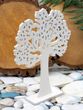 Holzaufsteller Baum des Lebens Weiß Deko Lebensbaum Kommunion Konfirmation 21cm Mittel 4
