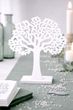 Deko Aufsteller Baum des Lebens aus Holz Weiß – Tischdeko für Kommunion, Konfirmation, Taufe & Hochzeit 2