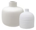 Moderne Nordische Keramik Deko Vasen in Weiß, Boho Design 1