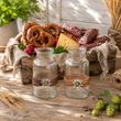 Tischdeko Oktoberfest Bayern - Vasen Braun Party Deko Biergarten  2