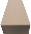 Tischläufer Taupe 100% Baumwolle Tischdecke Uni einfarbig 40x150cm 1