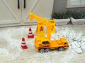 Wichtel Zubehör Baustelle Bagger Miniatur Wichteldorf 6-teilig 3