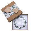 Geldgeschenk Verpackung Personalisiertes Geschenk Hochzeit Herz Kraft Eukalyptus 1