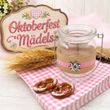 Oktoberfest Deko Tischdeko Wiesen Zelt Party Mädels Bayrisch Rosa 2