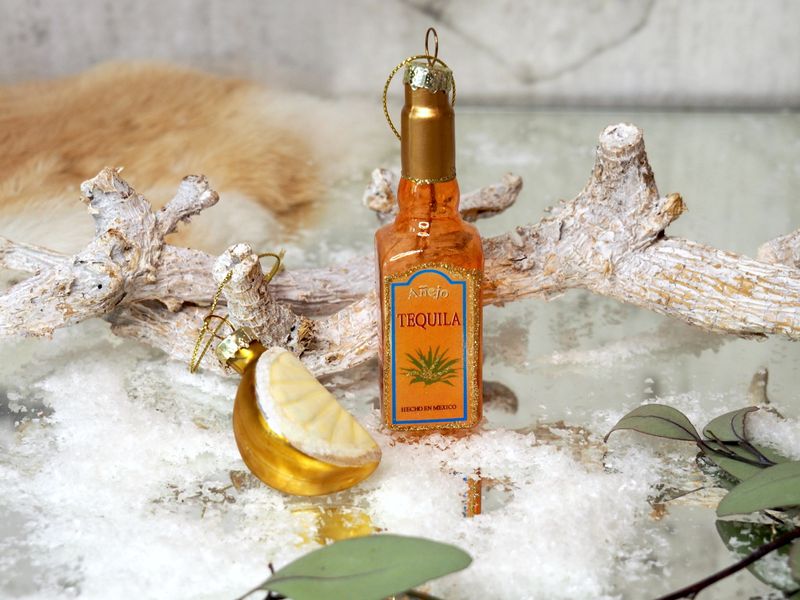 Glashänger Tequila und Zitrone 2-teiliges Set Christbaumschmuck ...