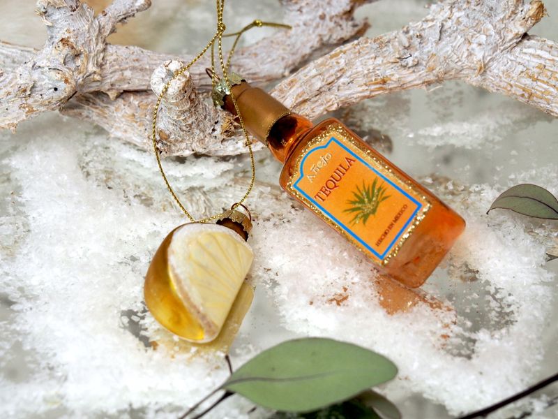 Glashänger Tequila und Zitrone 2-teiliges Set Christbaumschmuck ...
