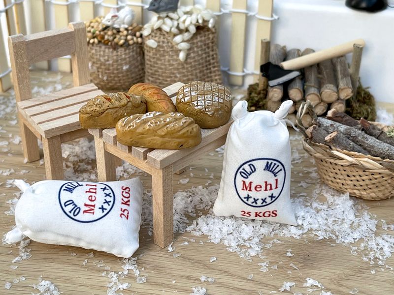 Wichtel Zubehör Miniatur Süßigkeiten Set - Deko Für Weihnachten & Puppenhaus