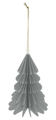 Christbaumschmuck Papierbaum Grau Tannenbaum Weihnachtsdeko Deko 15cm Klein