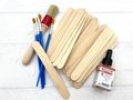 50 Holzstäbe aus Naturholz – Eisstiele zum Basteln, Wichtel, Puppenhaus, Bauprojekte & DIY 2