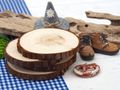 Runde Holzscheiben Baumscheiben ohne Loch Hochzeit Weihnachten Oktoberfest Geburtstag 4