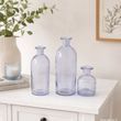 3 Glasvasen hell Lila – Deko Vasen Set für Trockenblumen, Frische Blumen, Zweige, Kunstblumen 4