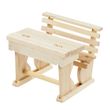 Schulbank Mini Einschulung Geldgeschenk Basteln Deko Puppenhaus 7x6cm 1