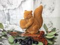 Eichhörnchen Braun Herbst Tischdeko Weihnachten Hängedeko 16 cm 5