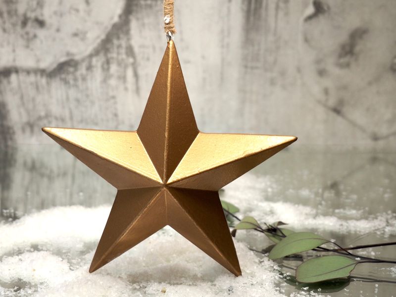 Décopatch Christbaumspitze 20cm - Stern Aus Pappmaché Zum Bekleben