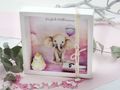 Taufe Geldgeschenk Verpackung personalisiert MIT NAMEN Elefant Rosa Geburt Mädchen 3