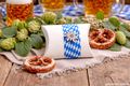 2 Geschenke Oktoberfest Deko Gastgeschenke - Bayerisch blau weiß für Restaurants Gastronomie Zelt Firmen 5