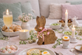 Deko Aufsteller Hase Osterhase aus Holz - Dekoration zum Hinstellen für Ostern Tischdeko Osterbrunch 3