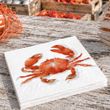 20 Servietten Motiv Krabbe aus umweltfreundlichem Zellstoff  für Seafood-Menüs, Strandpartys & Krabbenessen  4