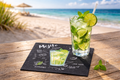 20 Cocktailservietten mit Mojito-Motiv in Schwarz & Grün – perfekt für sommerliche Cocktailabende, Partys 2