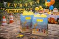 10 Geschenk - Papiertüten mit Bagger, Baustelle für Mottoparty, Kindergeburtstag 4