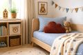 Flauschiges Deko Kissen Braun Wolkenform Geschenk für Baby & Kinderzimmer Weihnachten  Jungen Babyshower  7