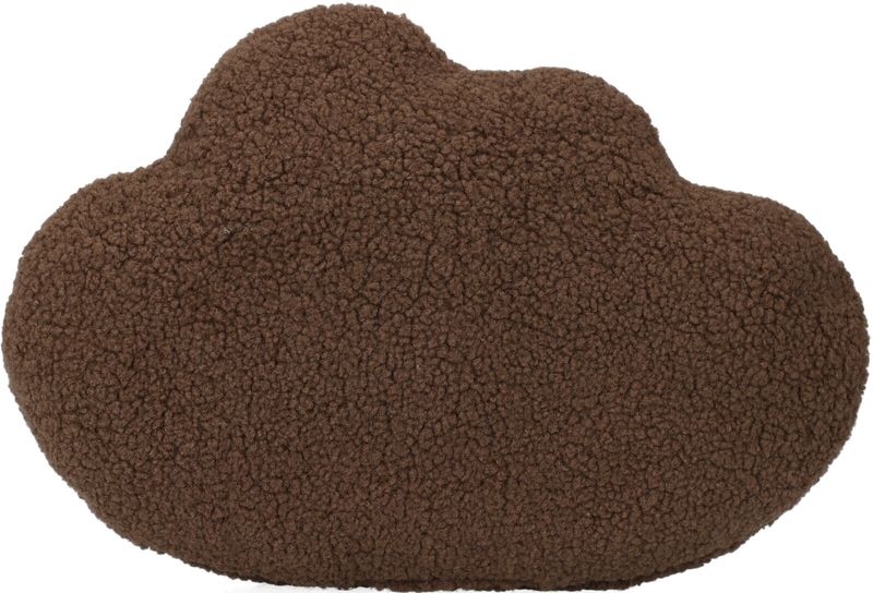 Kissen Wolke Dunkelbraun Kinderzimmer Zierkissen Deko 45cm Lang