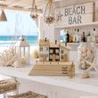 Maritime Deko Häuser - Strandpromenade aus Holz für Wohnzimmer Strandhaus Bar Hotel Beachclub Restaurant 3