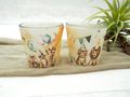 Windlicht Banderole Safari Geburtstag Löwe Tiger Giraffe Erdmännchen Kinder Party Votivglas Tischdeko PERSONALISIERT 7,5cm Hoch 5