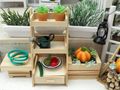 Wichtel Zubehör Miniatur Kürbis Pflanztisch Gießkanne Grten Blumentopf Gemüse 8