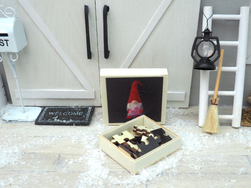 Wichtel Lichterkette Miniatur 150cm - Puppenhaus Zubehör Für Weihnachtsdeko