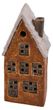 Keramik Deko Weihnachtshaus Haus Weihnachtsdorf Weihnachten Advent Geschenk 18,5cm H 7