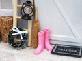 Miniatur Gummistiefel in Pink als Wichtel Zubehör Wichteline Wichteldame 3