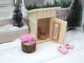 Wichteline Sauna Pink Miniatur Wellness Puppenhaus Basteln Geschenk 3