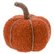 Kürbis Stoff Jute Orange Groß 15cm Herbst Tischdeko 4