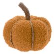 Kürbis Stoff Jute Gelb Groß 15cm Herbst Tischdeko 4