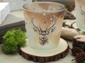 Windlichter aus Glas mit Hirschkopf-Motiv – rustikale Deko für Herbst, Winter & Natur-Liebhaber 6