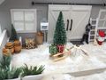 Wichtel Zubehör SET Tannenbaum Geschenke Pakete Schlitten Schnee Puppenhaus  5