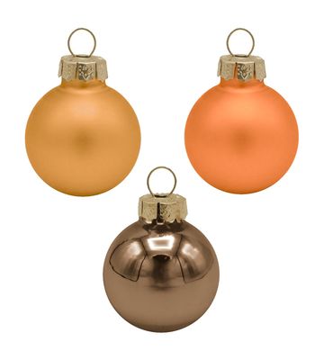 45 Weihnachtskugeln Christbaumkugeln Orange Christbaumschmuck Weihnachtsdeko