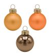 45 Weihnachtskugeln Christbaumkugeln Orange Christbaumschmuck Weihnachtsdeko 1