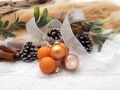 Christbaumschmuck Orange Deko Weihnachtsdeko Adventskranz Basteln MIX 45Stück 3