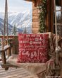 Weihnachtskissen 45x45 – Deko Kissen Weihnachten Rot mit Schriftzug 6