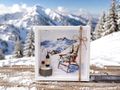 Geldgeschenk Verpackung für Winterurlaub, Winter - Wellness, Alpen-Auszeit, Auszeit in den Bergen 2