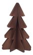 Weihnachtsbaum Papierbaum Dunkelbraun Tannenbaum Weihnachtsdeko Deko 24,5cm Groß 6